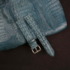 Aqua Blue Hornback Alligator