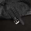 Black Double Hornback Alligator Watch Strap