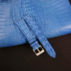 Light Blue Double Hornback Alligator Watch Strap