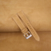 Light Brown Suede Leather Watch Strap