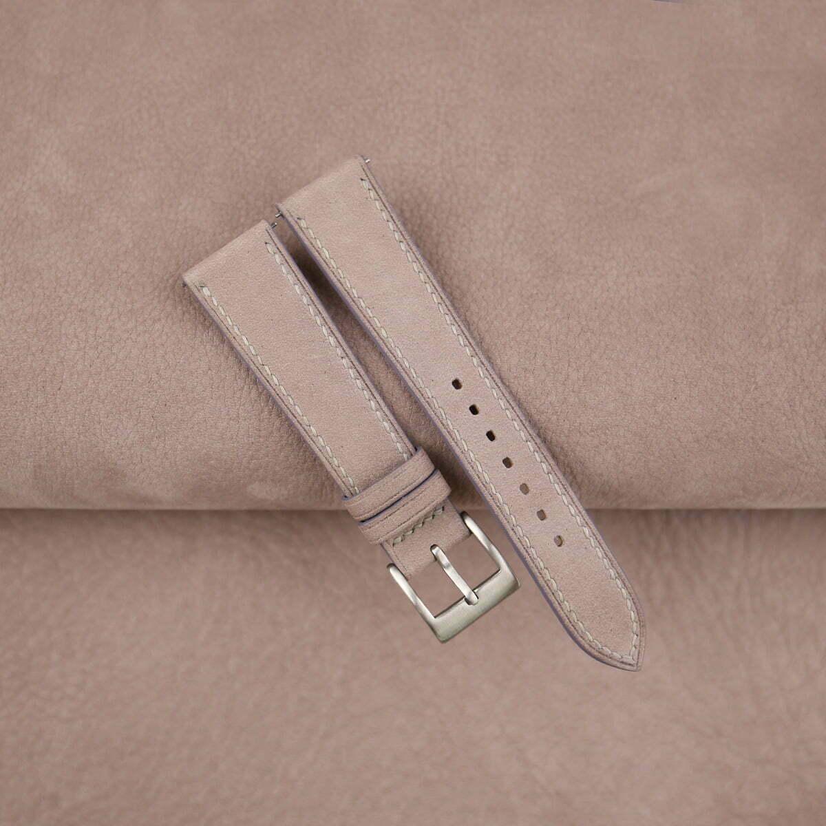 Pastel Nude Nubuck Watch Strap