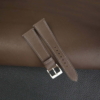 Dark Brown Smooth Calf Leather Watch Strap