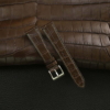 Olive Alligator Leather Watch Strap