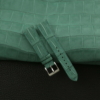 Nubuck Green Alligator Leather Watch Strap
