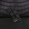 Nubuck Black Alligator Leather Watch Strap
