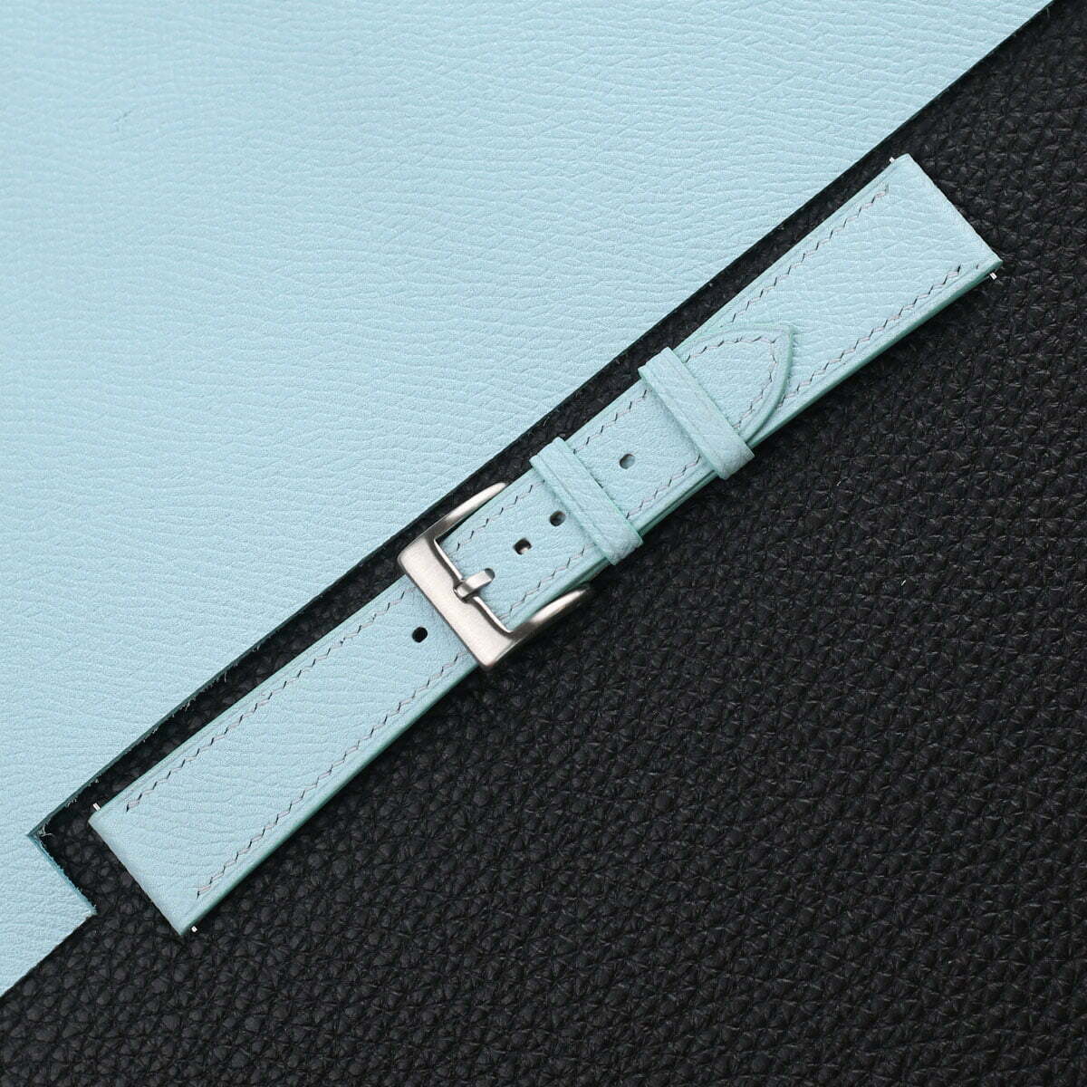 Turquoise Epsom Leather Watch Strap - Image 3