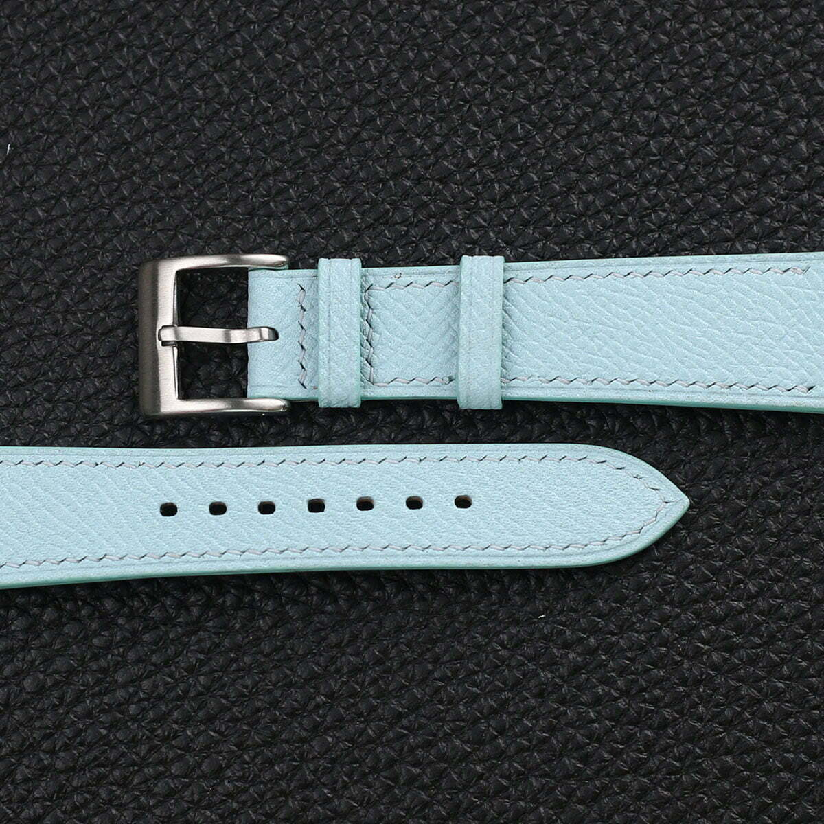 Turquoise Epsom Leather Watch Strap - Image 2