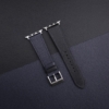Black Navy Epsom Calf Leather Apple Watch Band