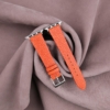 Orange Stingray Leather Apple Watch Band