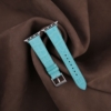 Turquoise Alligator Leather Apple Watch Band