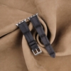 Black Nubuck Alligator Leather Apple Watch Band