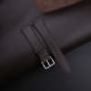 Box Calf Dark Brown Leather Watch Strap