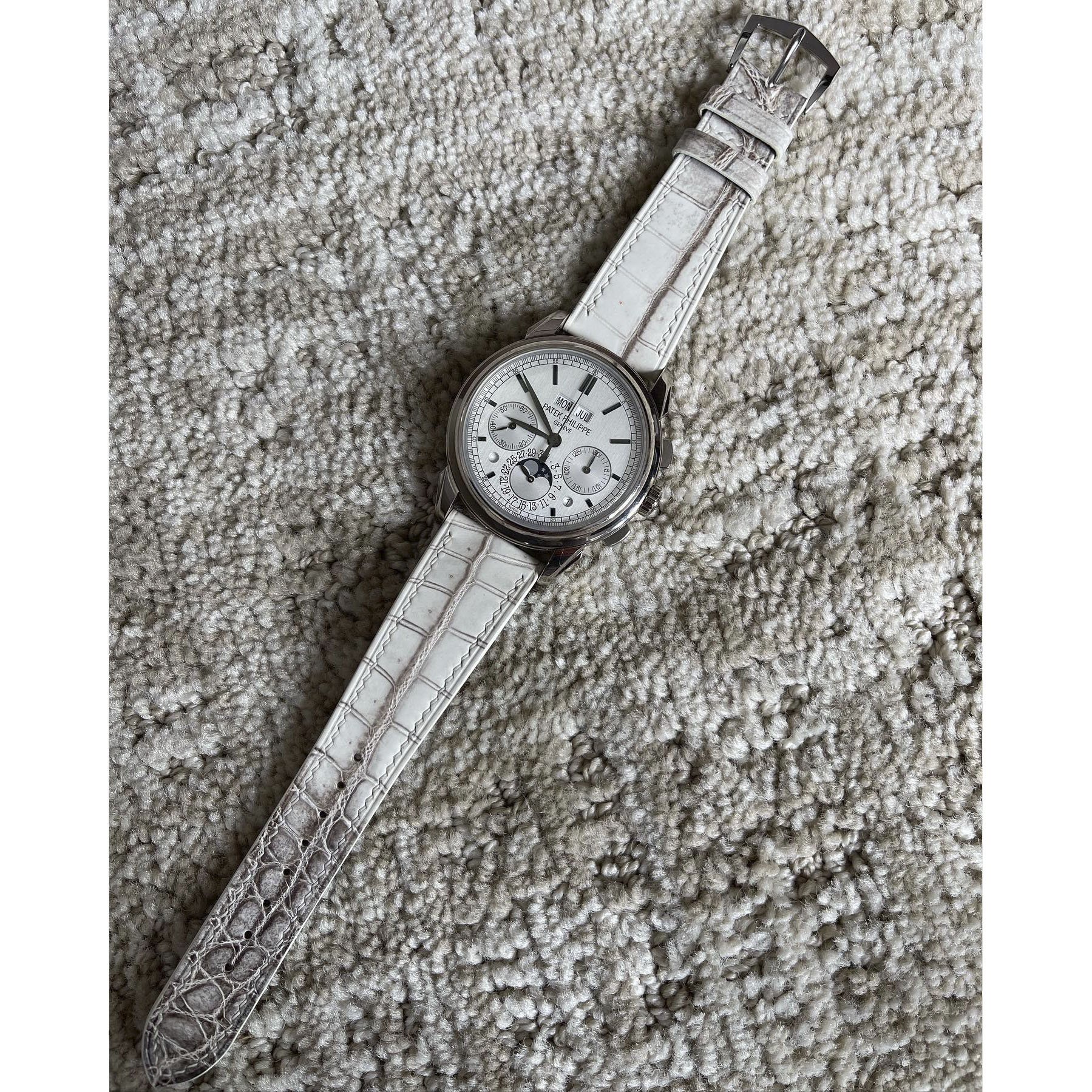Himalayan Alligator Leather Watch Strap - Unique color - Image 2