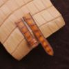Patina Beige Alligator Leather Watch Strap