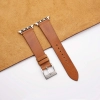 Vintage Golden Vachetta Leather Side-Stitch Apple Watch Band