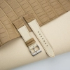 Beige Canvas mix Beige Alligator Watch Strap
