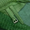 Pilot Green Alligator Double Hornback Orange Lining Watch Strap