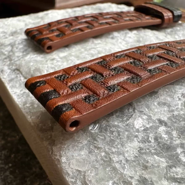 weaving looms art carving watch strap
