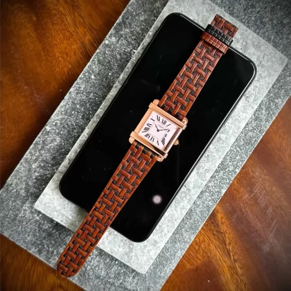 weaving looms art carving watch strap