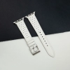 Rally White Swift Leather Apple Watch Band