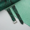 Green Leather Apple watch band