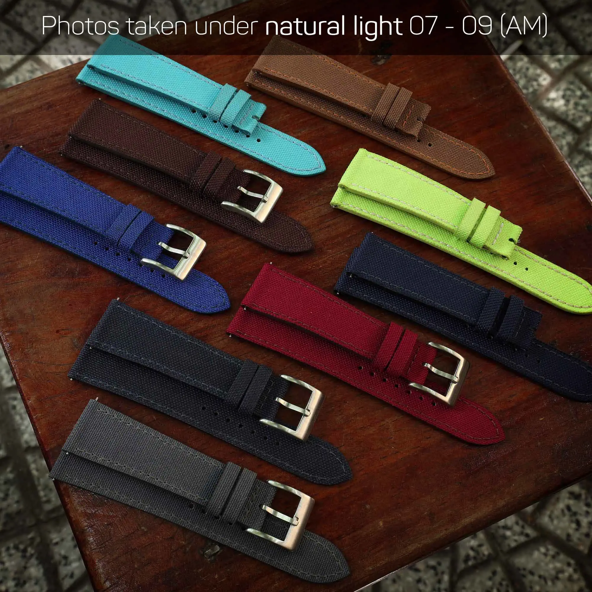 Canvas collection under natural light 07-09 AM