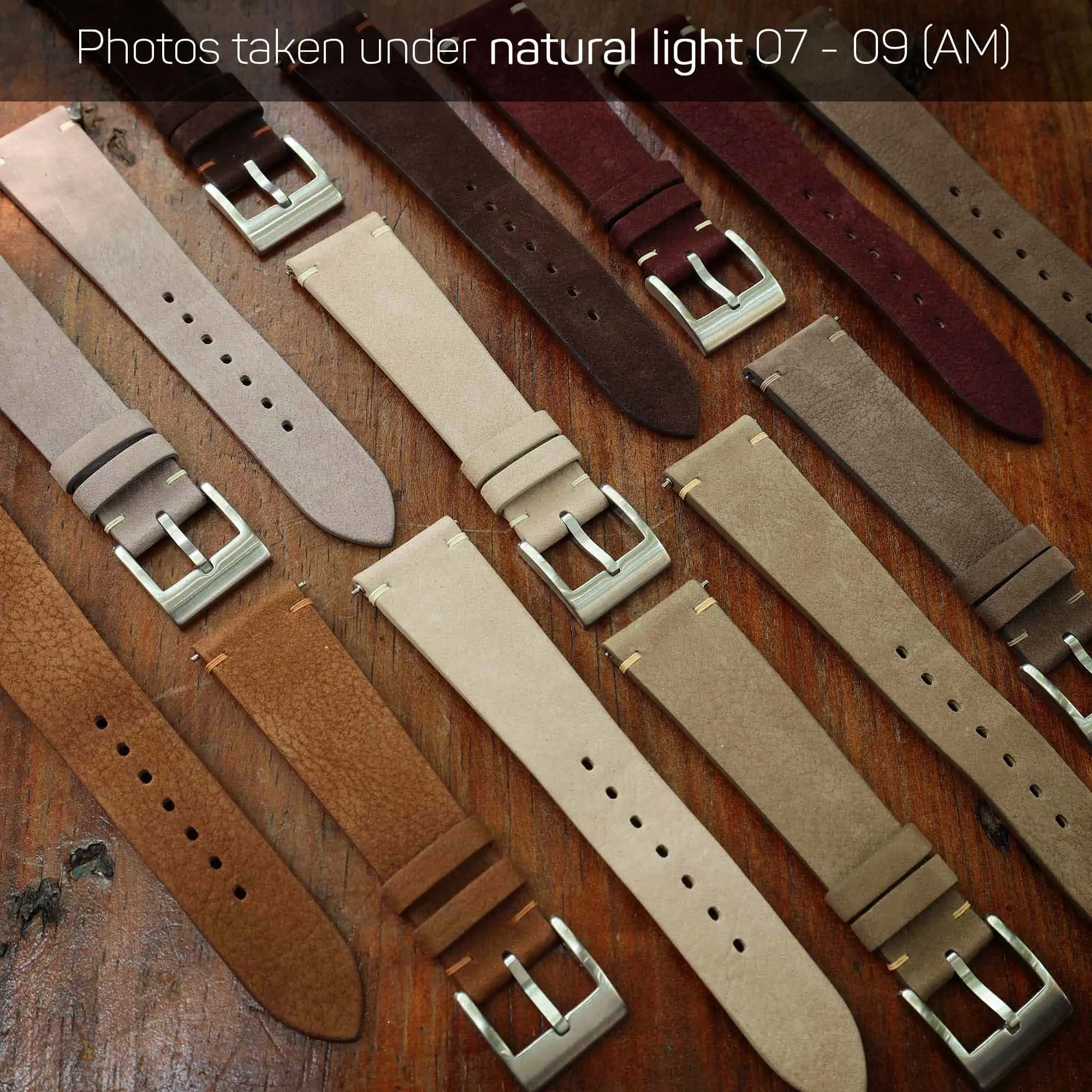 Nubuck collection under natural light 07-09 AM