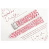 To My Daughter – White Red Epi Leather Apple Watch Band Gift for Daughter