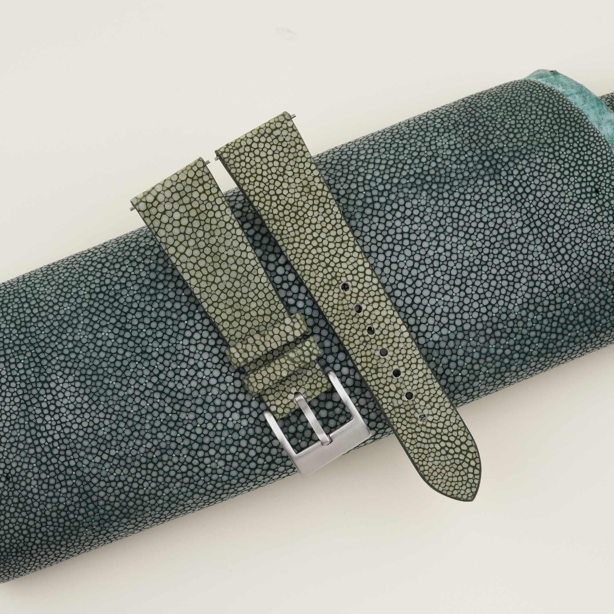 Similli watch strap with embossed pattern