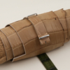 NATO Beige Alligator Lining Green Alligator Leather Watch Strap