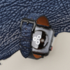 Blue Shark Leather Apple Watch Band