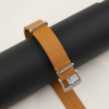 NATO Sesame Epsom Lining Sesame Epsom Leather Watch Strap
