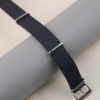 NATO Navy Epsom Lining Sesame Epsom Leather Watch Strap
