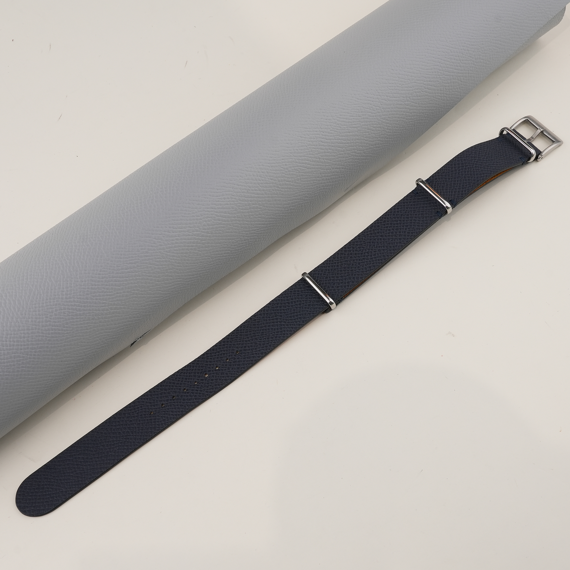 Similli watch strap with embossed pattern