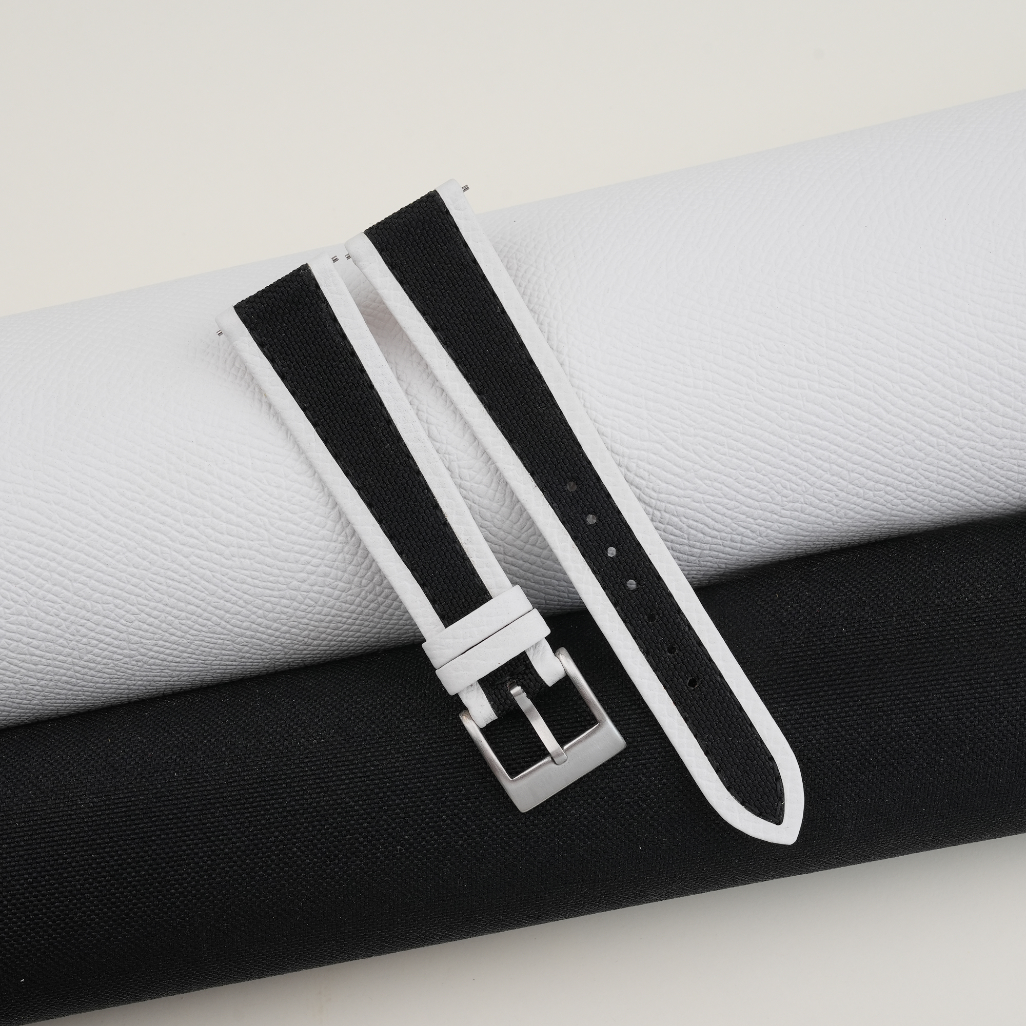 Similli watch strap with embossed pattern