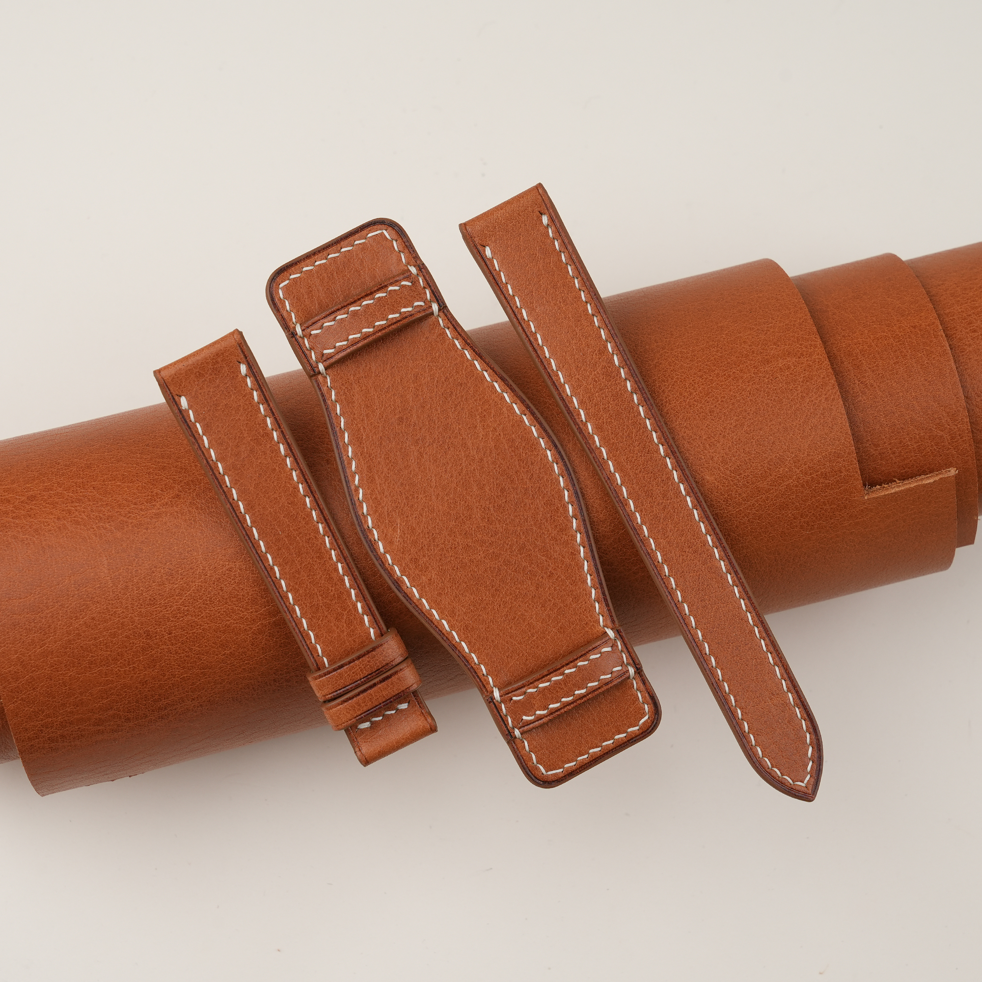 Similli watch strap with embossed pattern