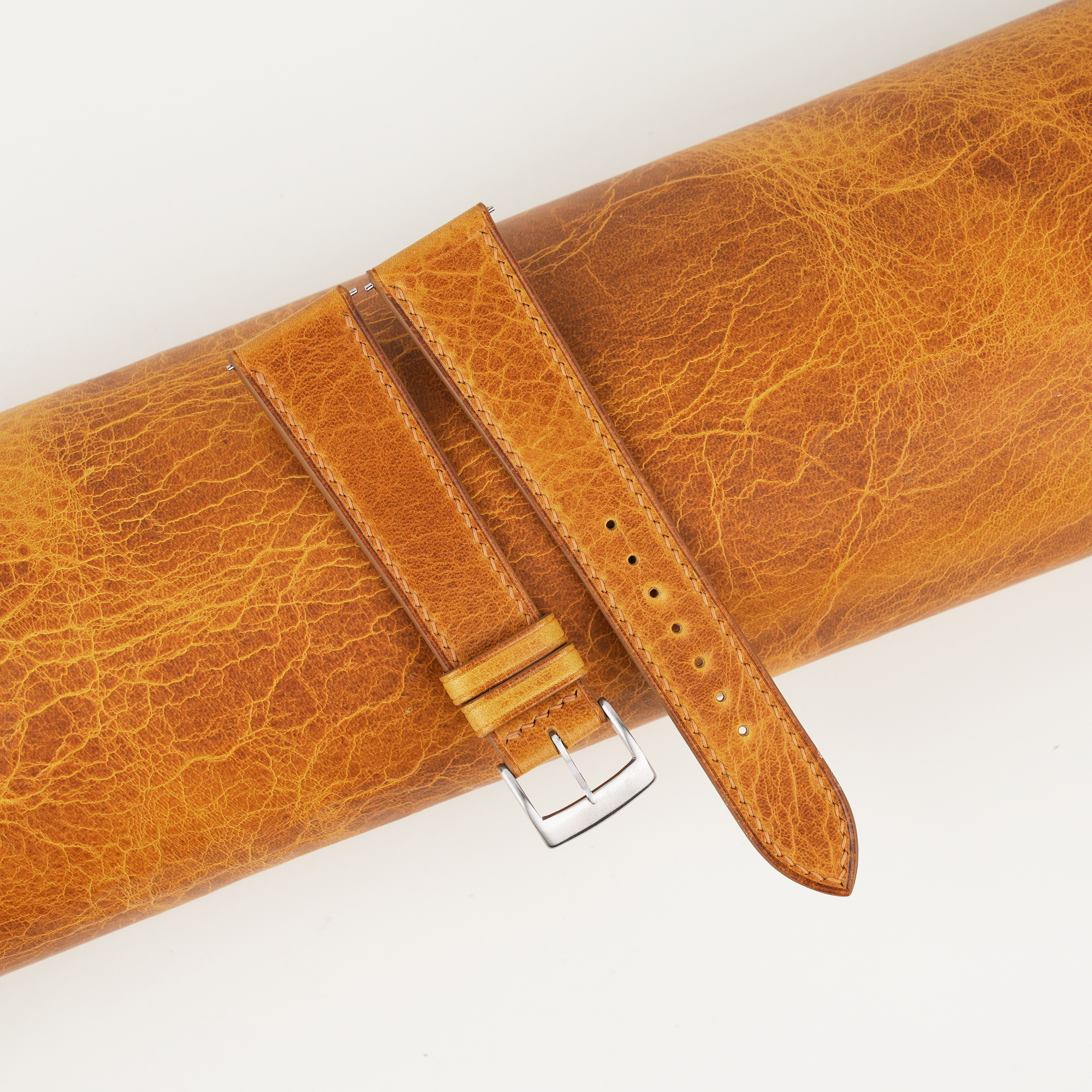 Similli watch strap with embossed pattern