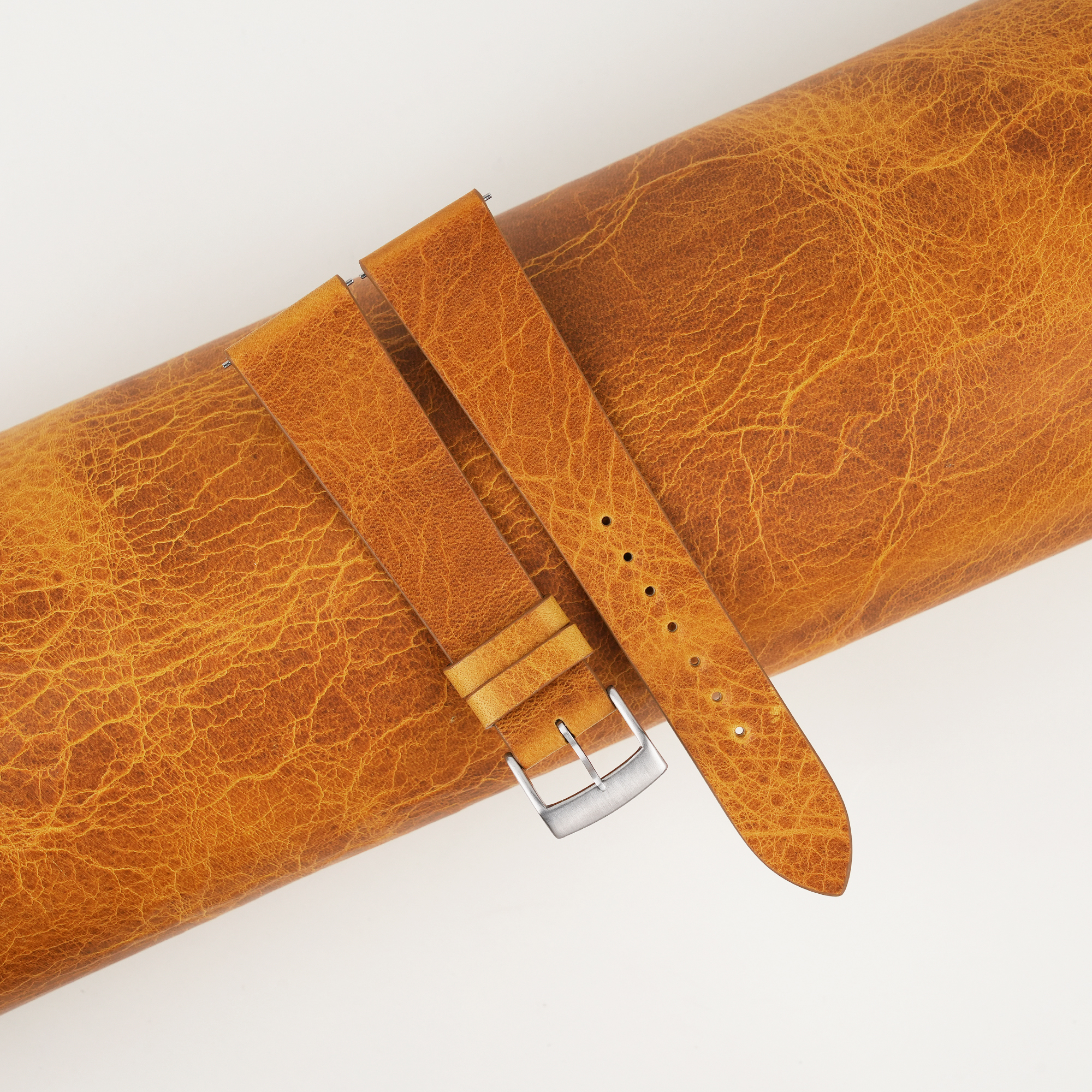 Similli watch strap with embossed pattern