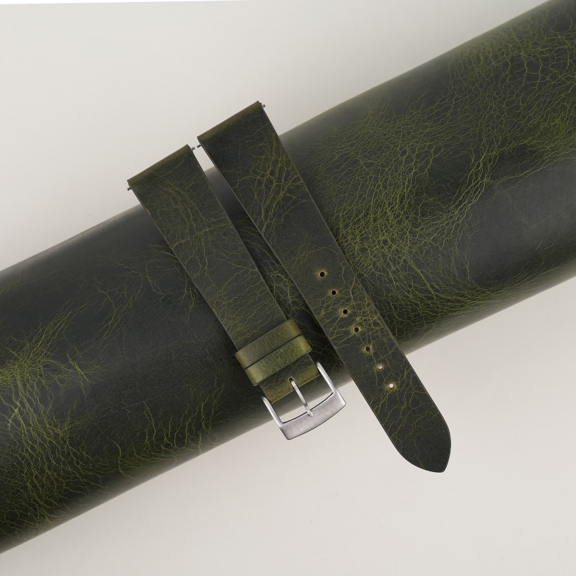 Similli watch strap with embossed pattern