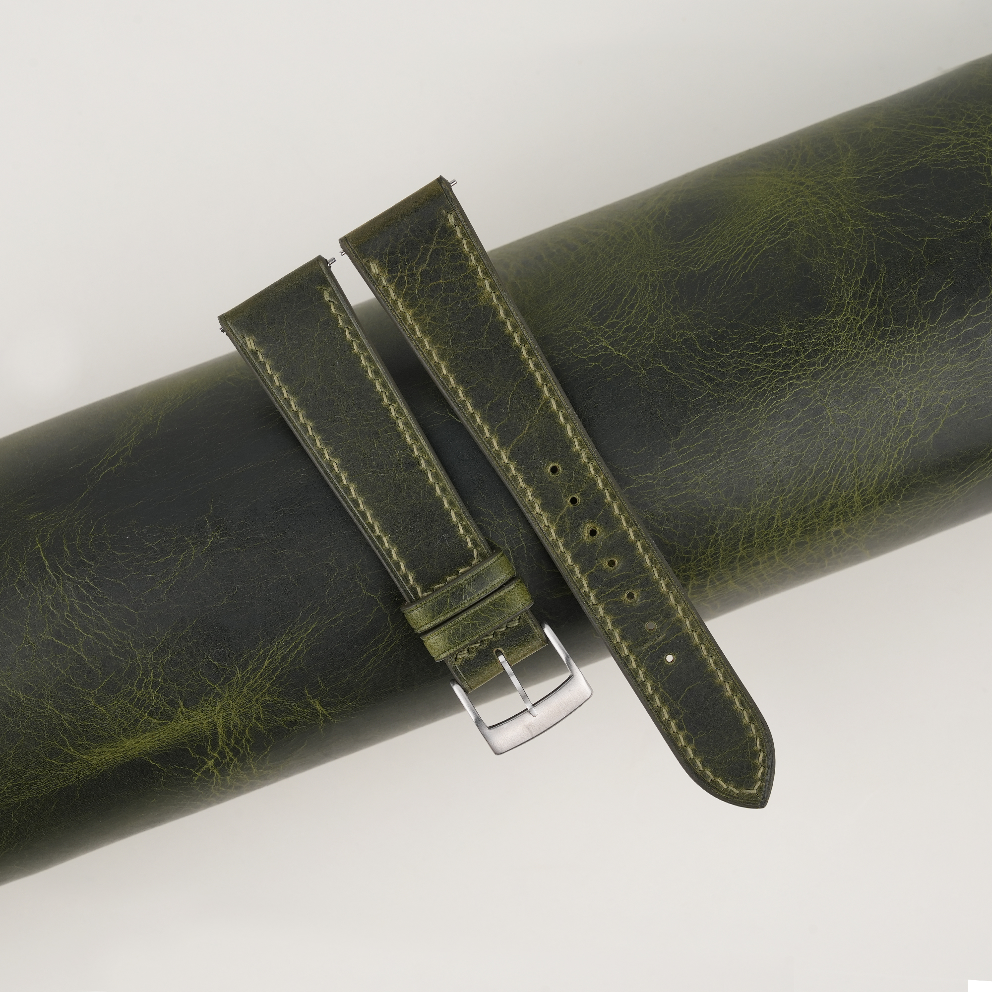 Similli watch strap with embossed pattern