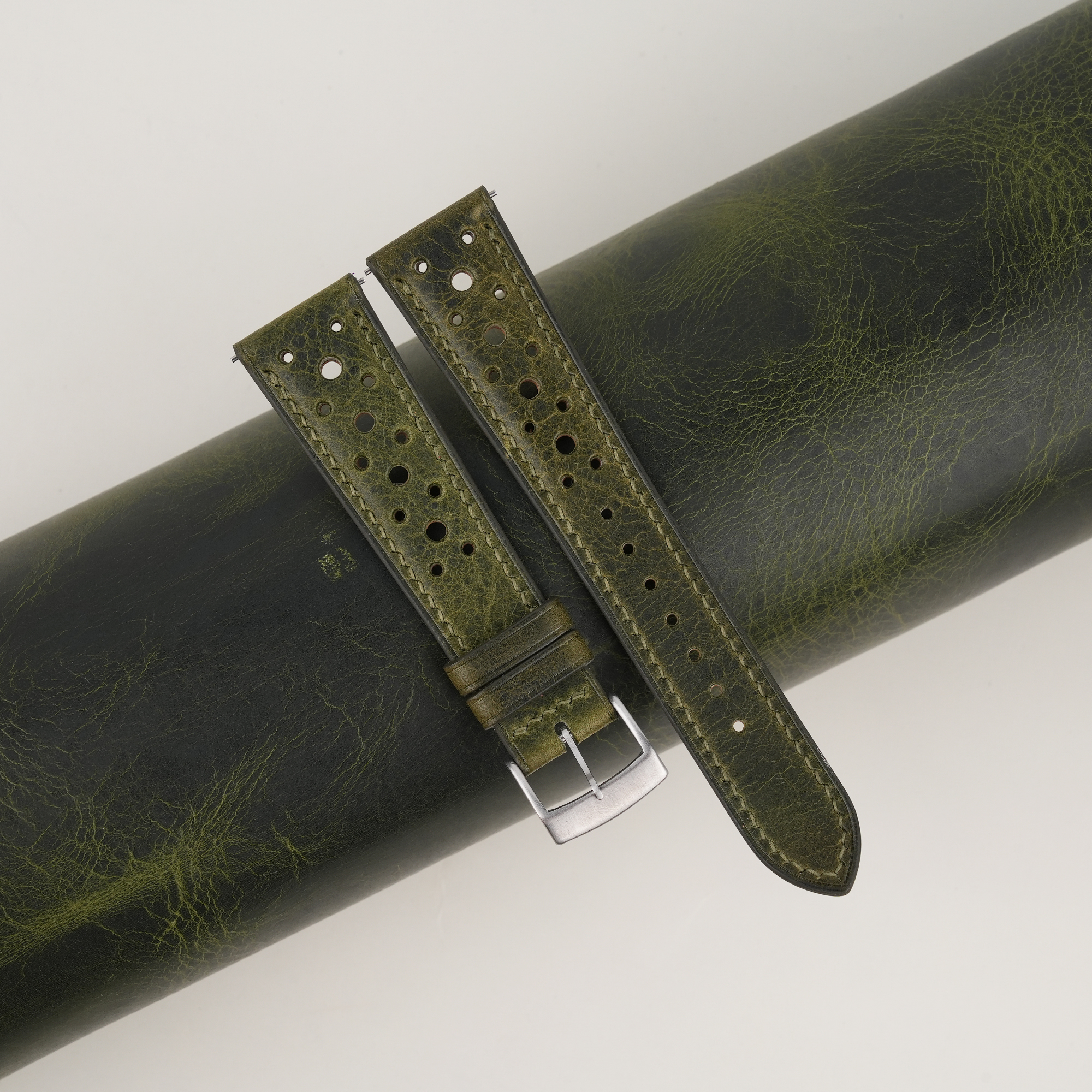 Similli watch strap with embossed pattern