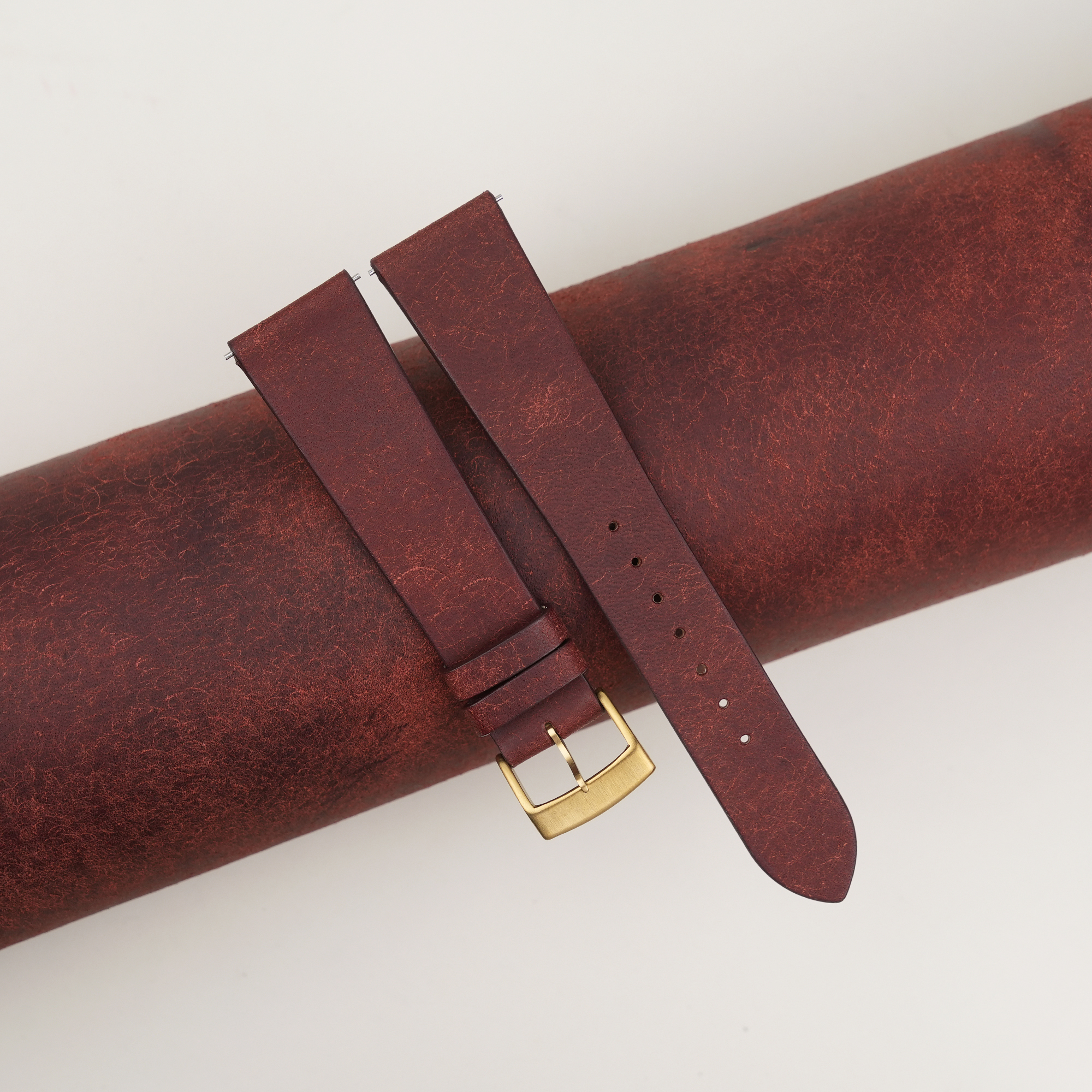 Similli watch strap with embossed pattern